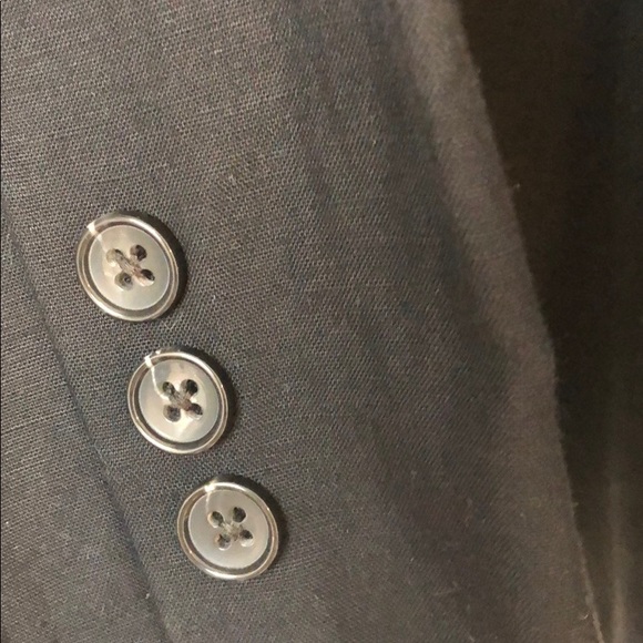 Linda Allard Ellen Tracy Black Jacket Blazer 8 - Picture 4 of 5